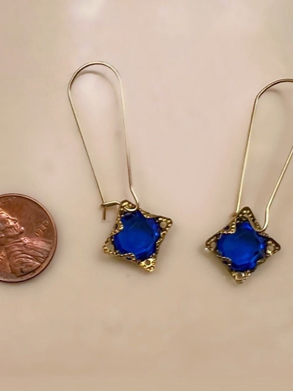 Cobalt Beauty Earrings - Picture 8 of 9